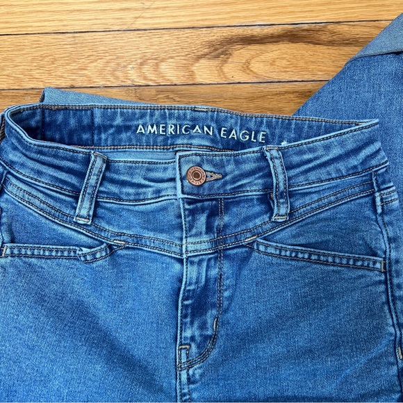 American Eagle next level stretch super hi rise jegging jeans 2 regular - Picture 6 of 9